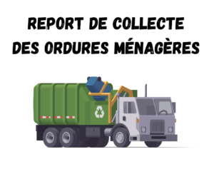 Report de la collecte des ordures ménagères du 1er mai 2024
