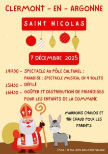Saint-Nicolas à Clermont-en-Argonne : une animation à ne pas manquer !