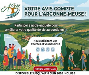 Habitants d’Argonne-Meuse, votre avis compte !
